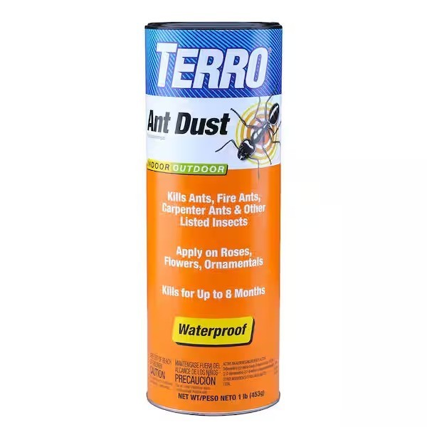 2 Pack TERRO 1 lb. Ant Killer Dust Kills on Contact for Upto 8 Months Waterproof