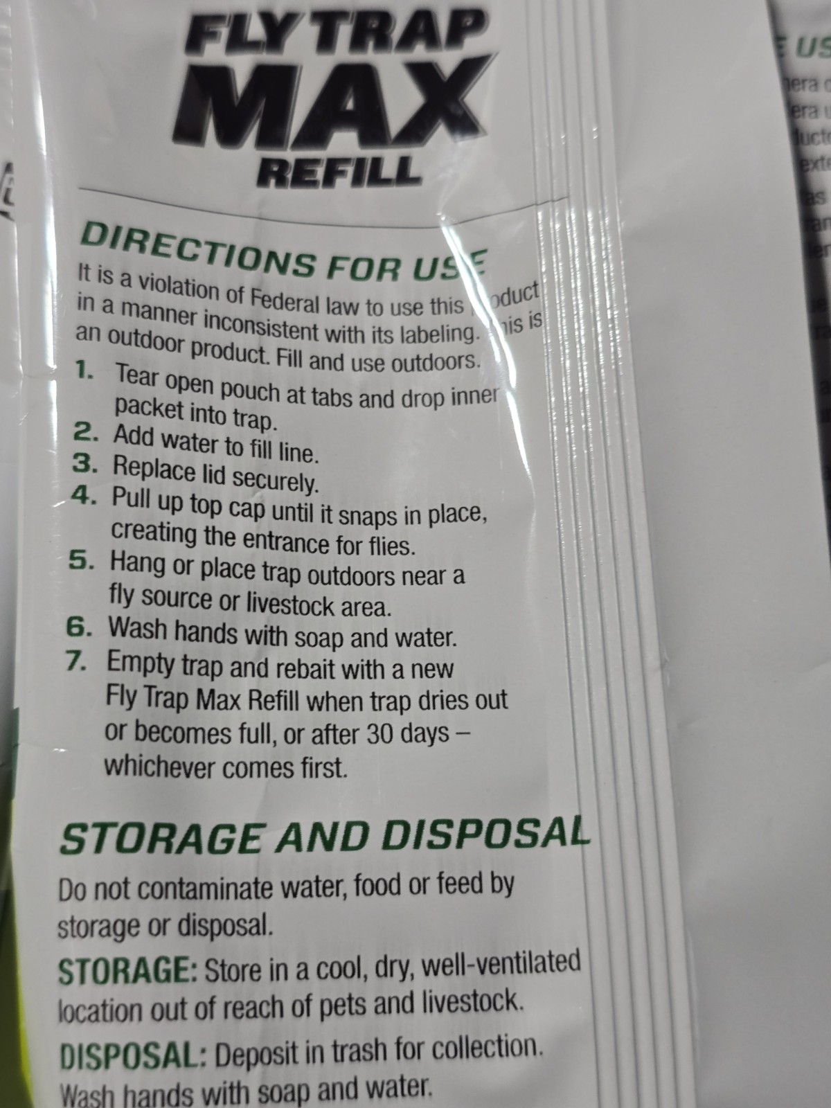 3x RESCUE Fly Trap Max Refill – 2.47 Oz Powder For Outdoor Use, Add Water, Flies