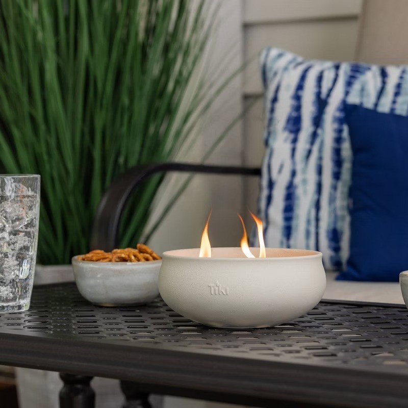 2pk 3 Wick Concrete Bowl Citronella Jar Candle 3lb
