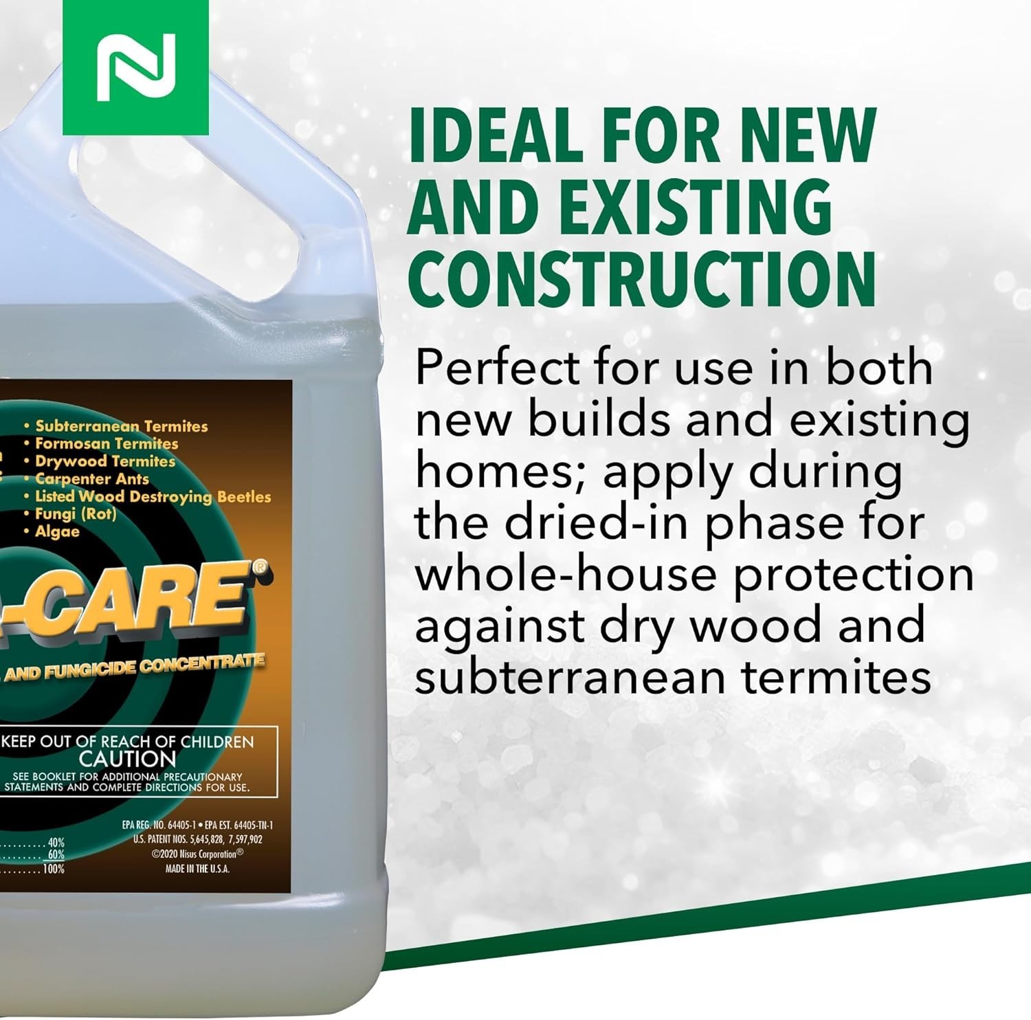 Bora-Care Termite Control BoraCare Termiticide & Borate Fungicide – 1 Gallon