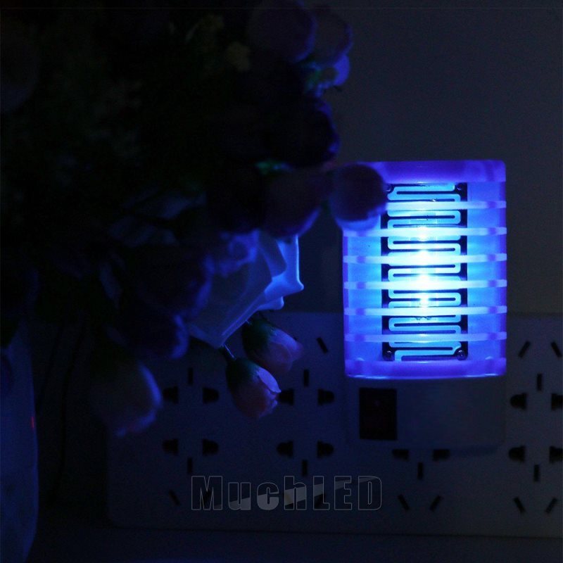 3 Plug in Mosquito Repellent Fly Catcher Mosquito Killing Lamp LED Exterminator