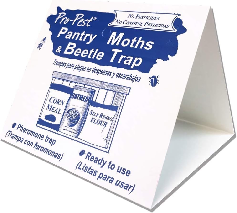 Pro Pest Pantry Moth & Beetle Traps 2 Pre-Baited Traps