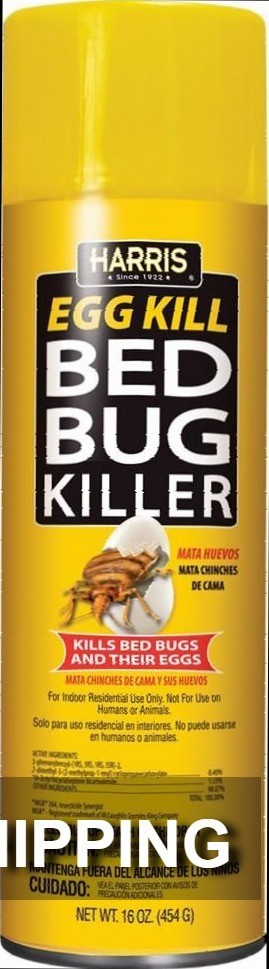 Spray para Chinches y Huevos Aerosol de 16oz Eliminador Efectivo de Insectos