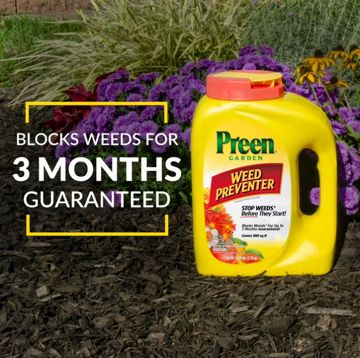 Preen Garden Weed Preventer Covers 900 Square Feet 5.625 Lbs