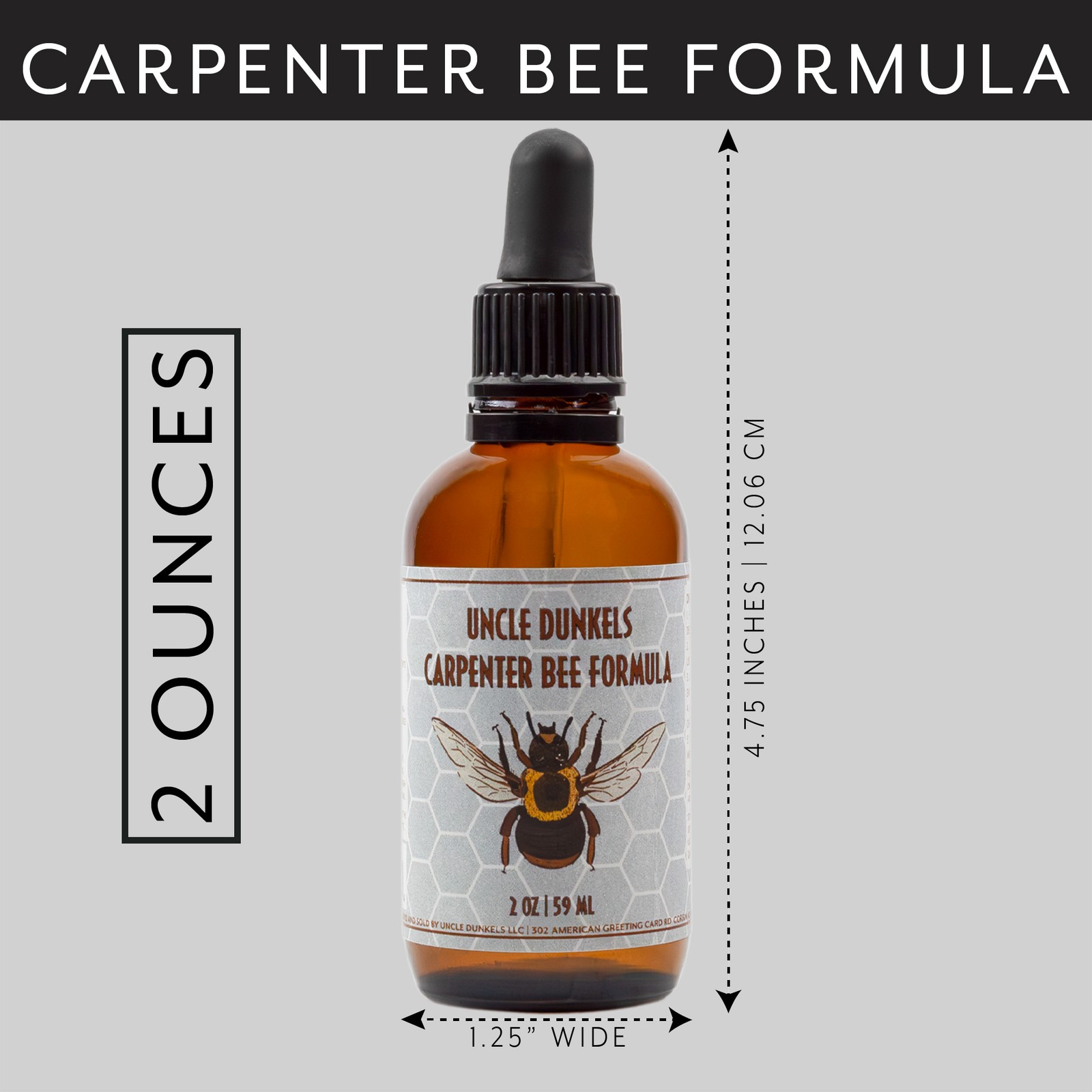 Carpenter Bee Formula: Scented Pheromone Attractant 2oz