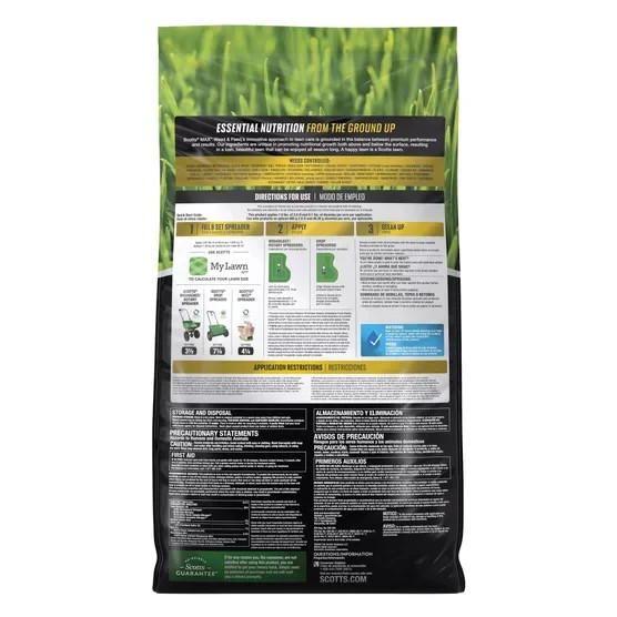 Scotts MAX Weed & Feed 14,000 Sq Ft 39.50 lbs Kills Dandelions + Fertilizer