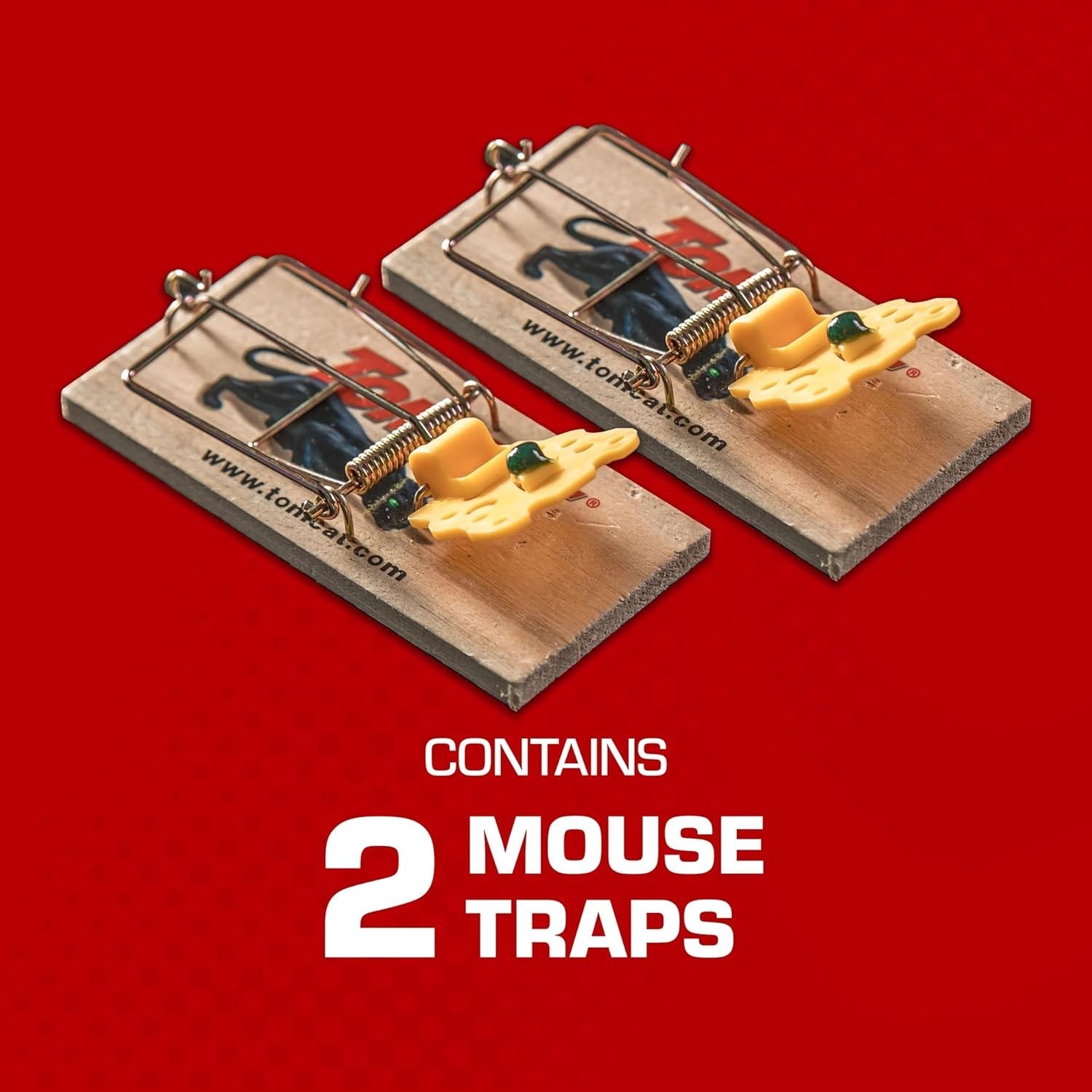 Tomcat Mouse Traps (Wooden) Effective Way to Catch Mice in the Home 2 Traps