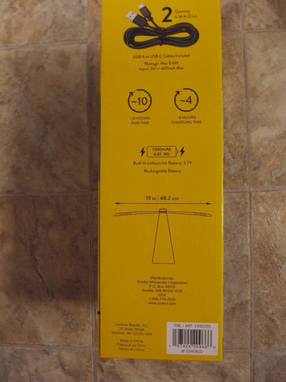 ELEMENTS NEW IN THE BOX 2 PACK BUG REPEILLING FANS