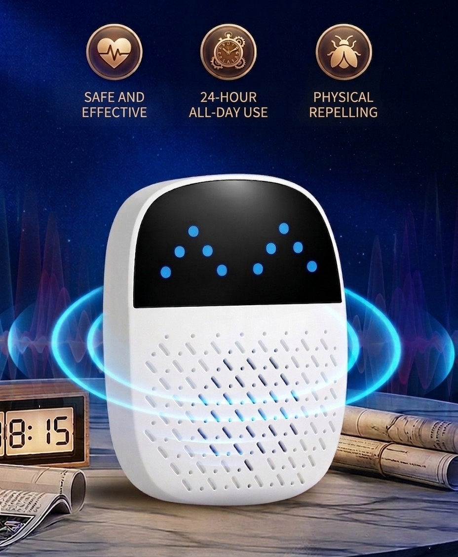 2PCS Ultrasonic Repeller Plug In Electronic Mouse Roach Rodent Repellent Home US