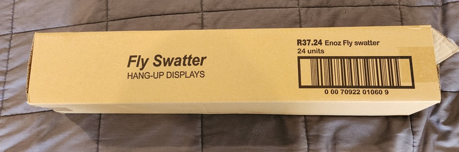 Willert R37.24 Enoz Assorted Colors Plastic Mesh Head Fly Swatter (Pack of 24)