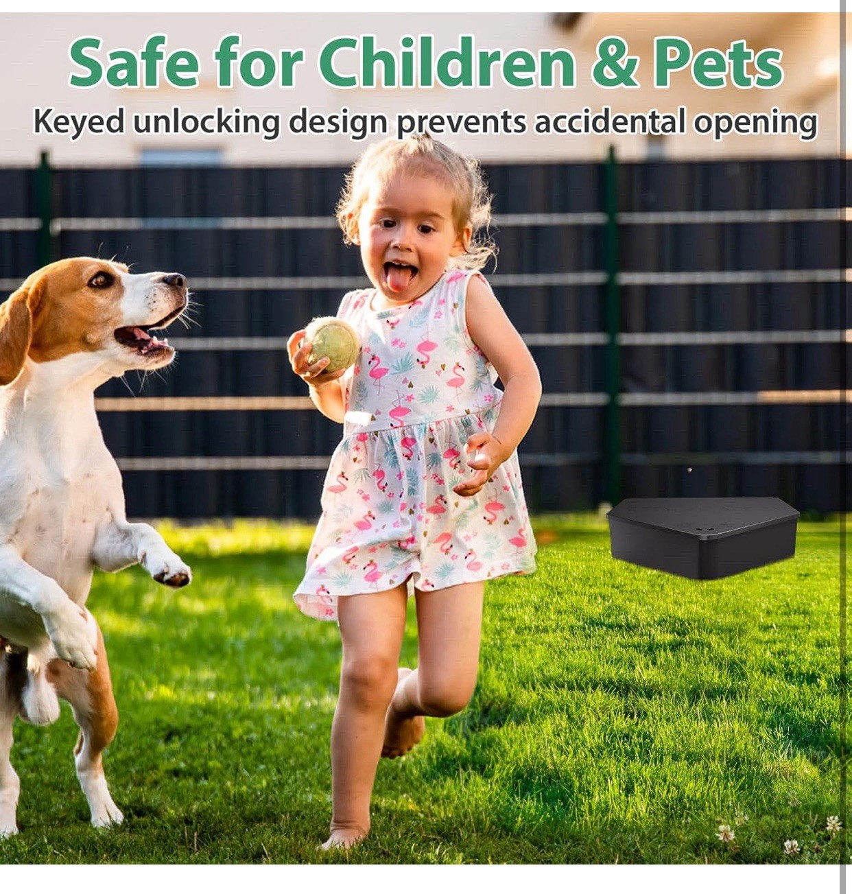 Rat Station Box with Keys, 2 Pack – Safe for Kids/Pets, Reusable, Indoor/Outdoor