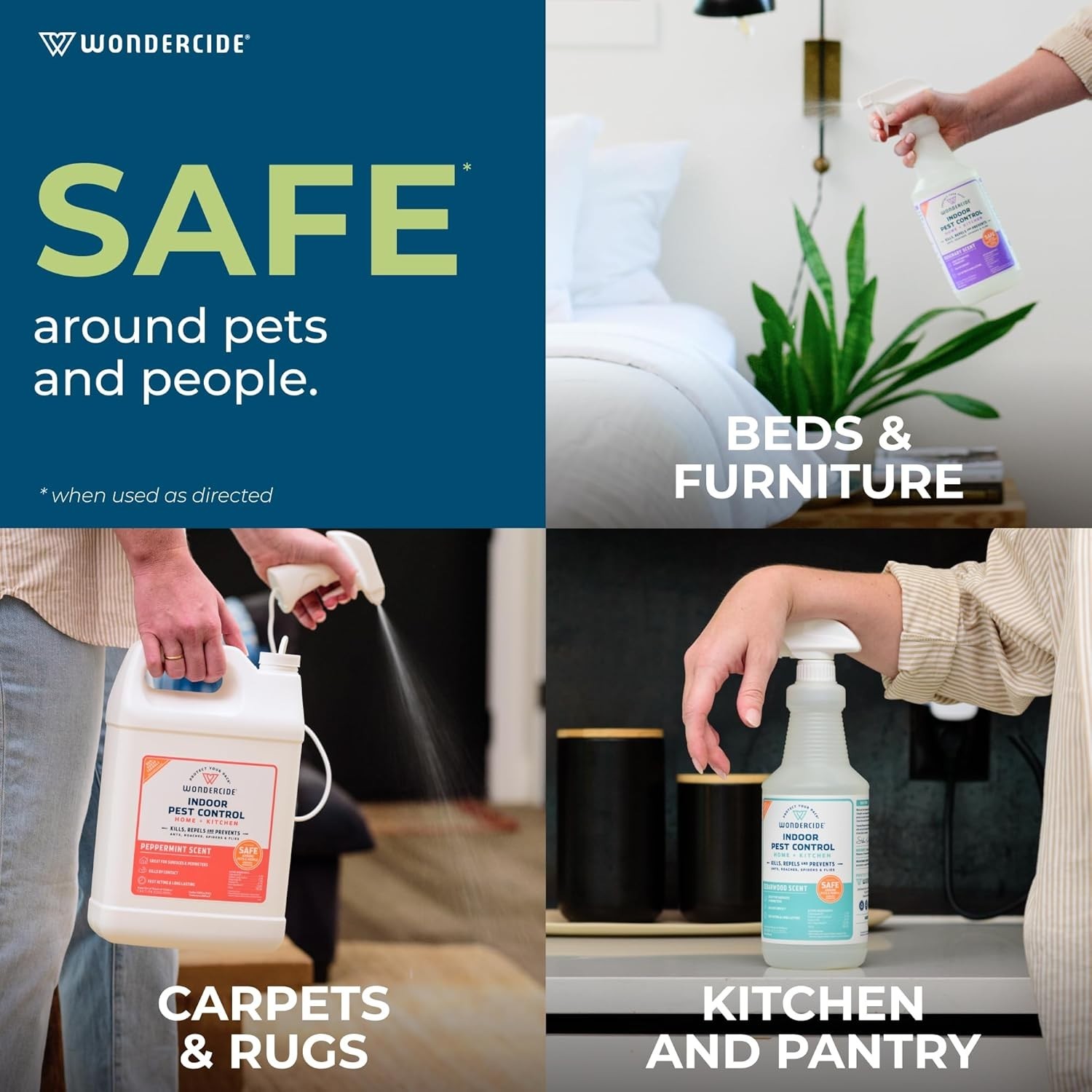 Indoor Pest Control Spray for Home and Kitchen – Ant, Roach, Spider, Fly, Fle…