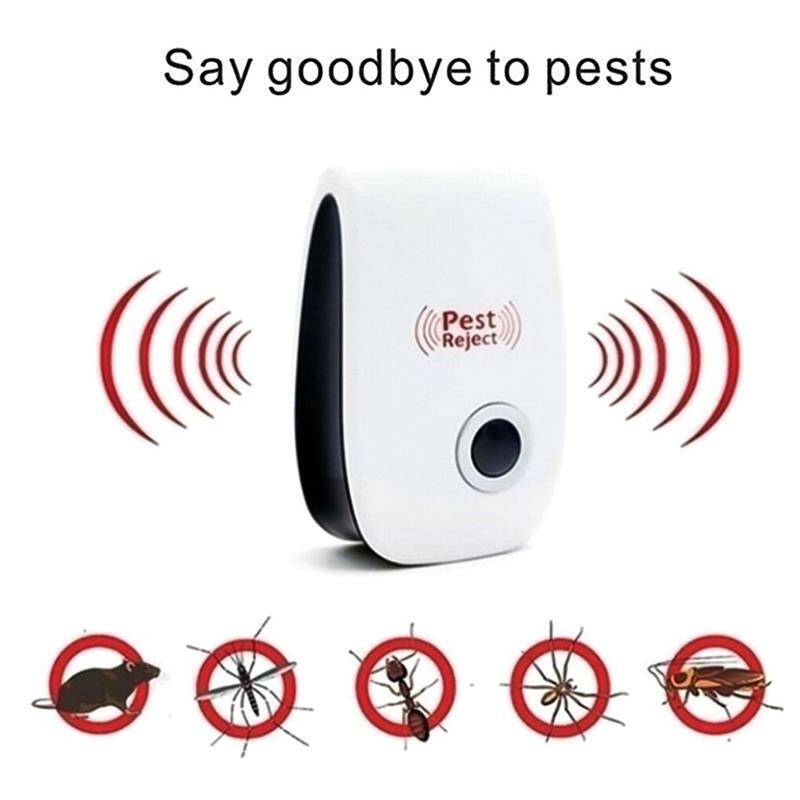 Pest Reject Pro Ultrasonic Repeller Home Bed Bug Mites Spider Defender Roaches