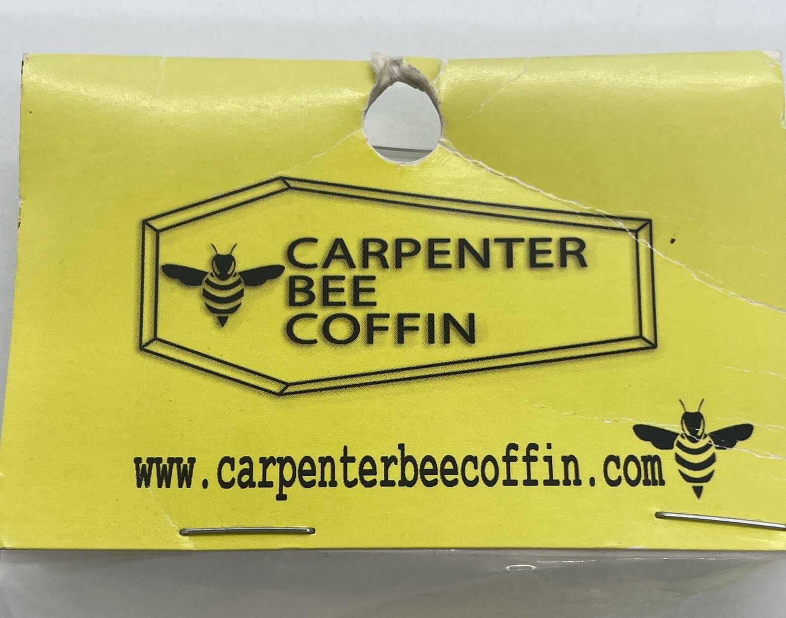Carpenter Bee Coffin – Mini Trap 12” x 1.5” x 0.75” Wood Strip **NEW SEALED**