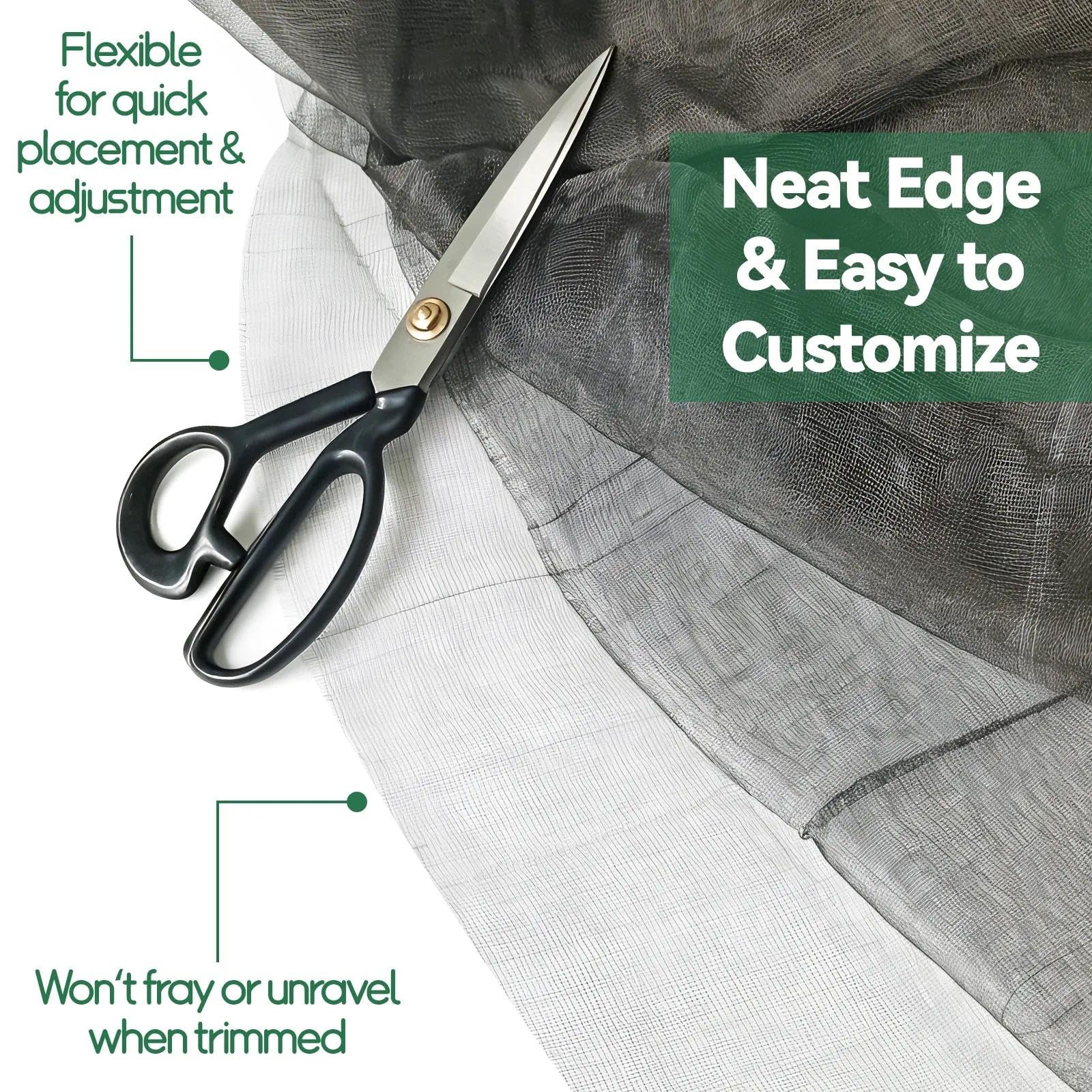 10x20ft Garden Netting, 60 Mesh Plant Protection Screen, Garden Mesh Cover fo…