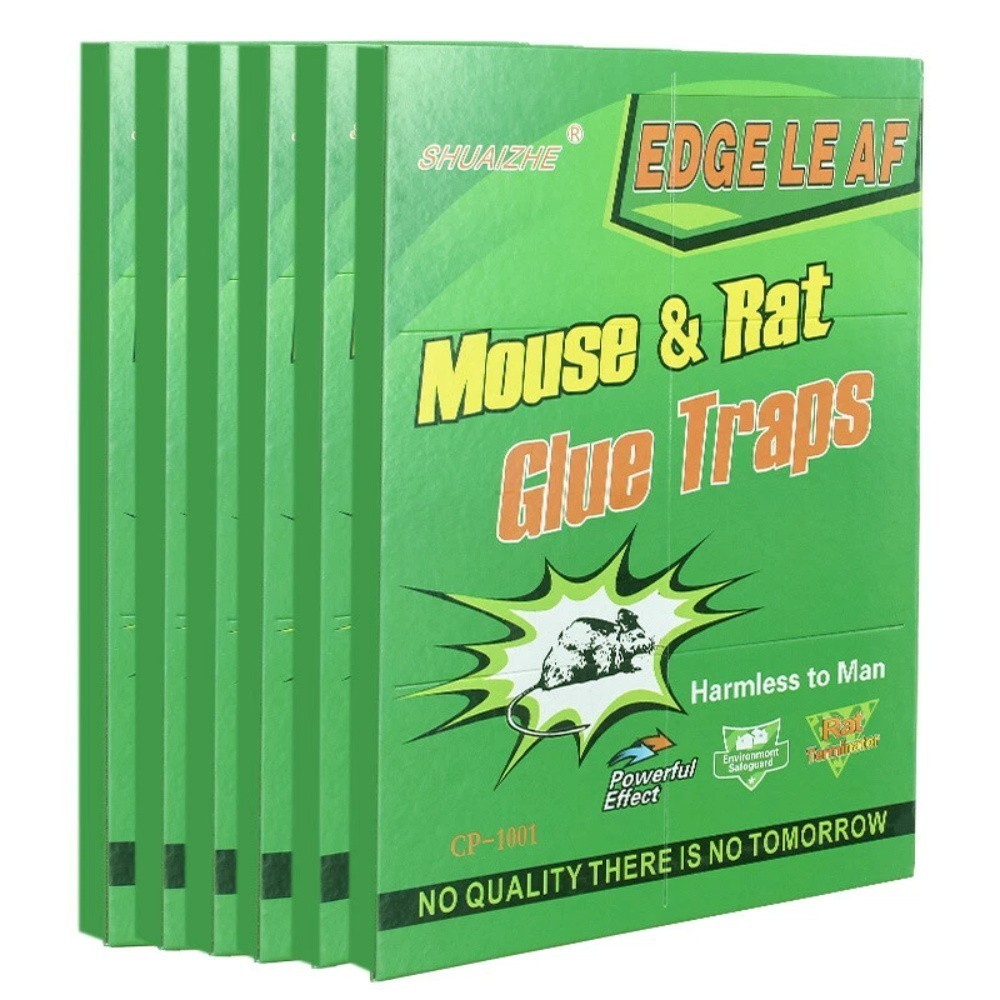6 Pack Large Mice Mouse Glue Traps Rodent Catcher Rat Board Indoor Super Sticky