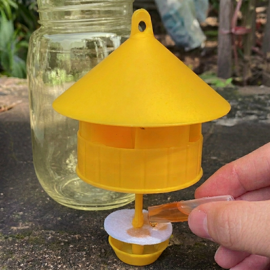 2 Pack Fruit Fly Trap & Cucumber Fly Insect Traps Reusable Pest Control