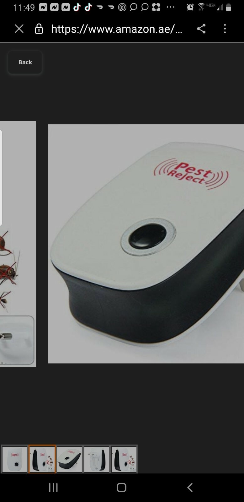 2 Pest Reject Repellent Anti Mosquito Fly Bug Repeller Insect Killer .us plug