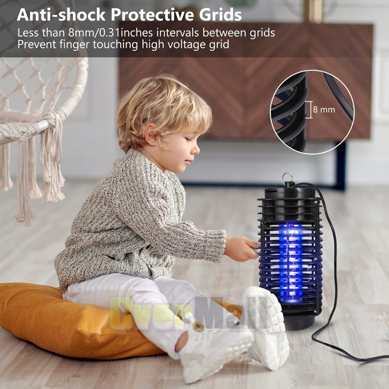Indoor Zapper Electric Insect Fly Pest Bug Gnat and Mosquito Bug Trap Lamp