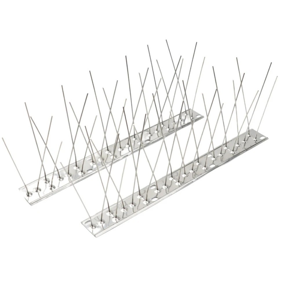 1/2/4 PCS Stainless Steel Bird Spikes Anti Pigeon Repelled Balcony Fence Kit 🐦