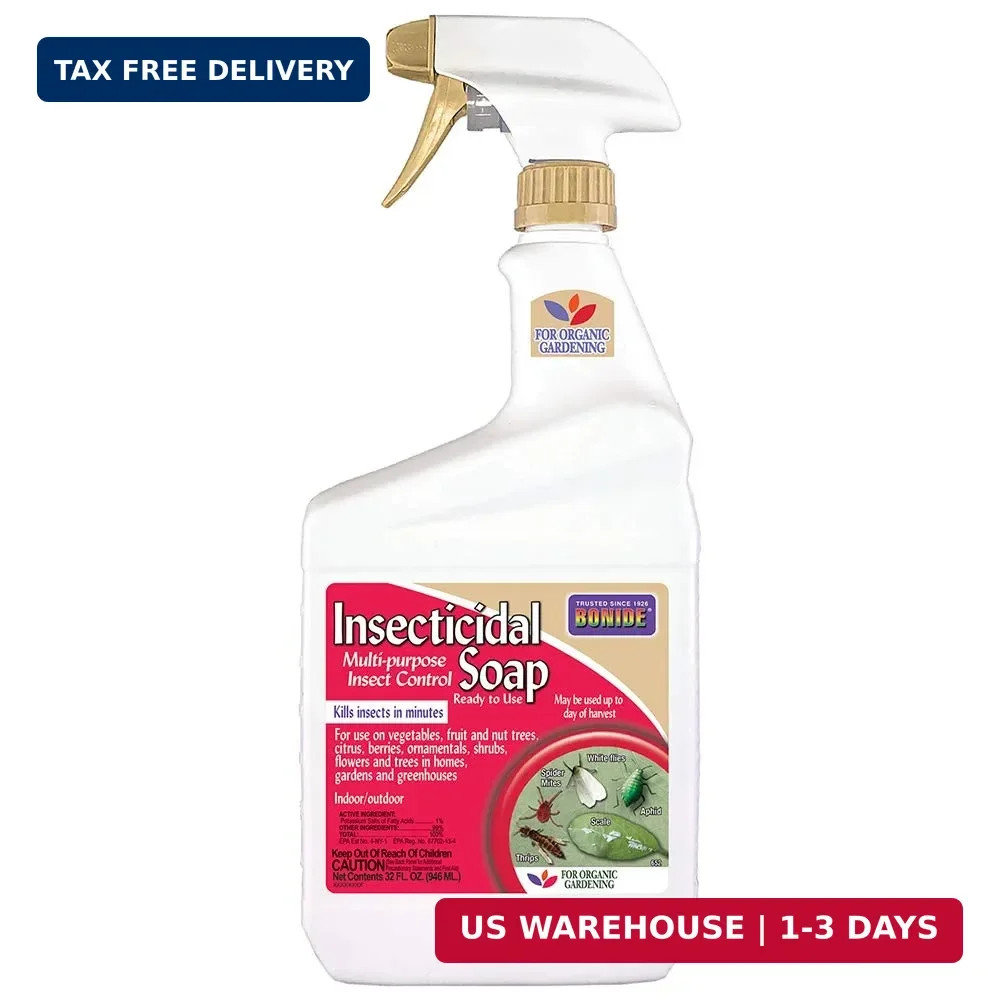 Bonide Insecticidal Soap, 32 oz Ready-to-Use Spray Multi-Purpose Insect Control
