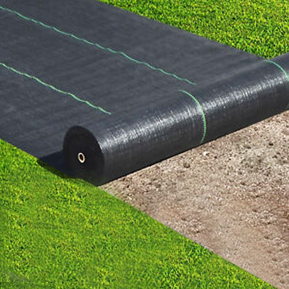 Woven Ground Weed Cover 3.2 Ounce Landscape Weed Barrier Fabric 4FT × 150FT