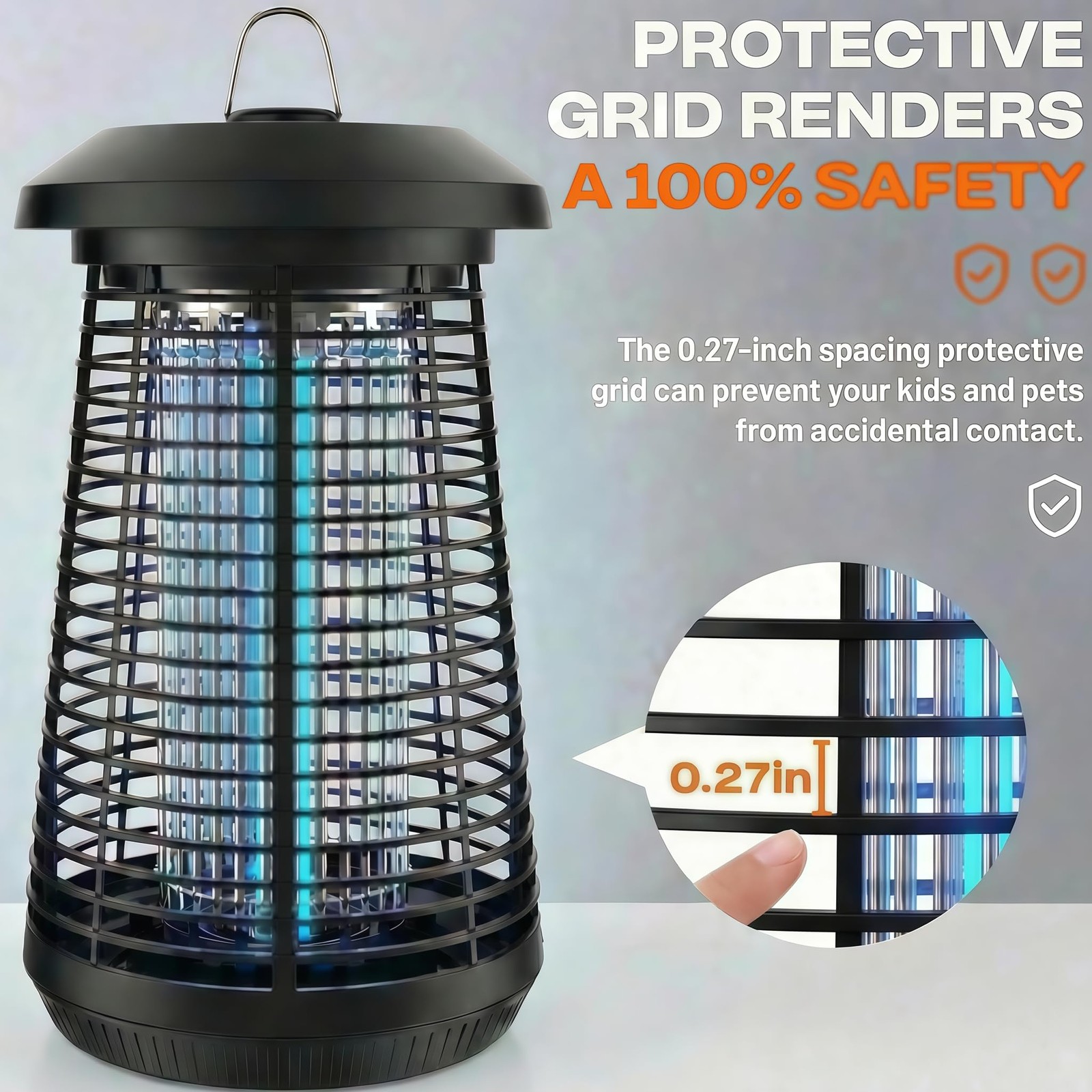 Bug Zapper Mosquito Repellent Outdoor,Mosquito Zapper Fly Killer Indoor Fly T…