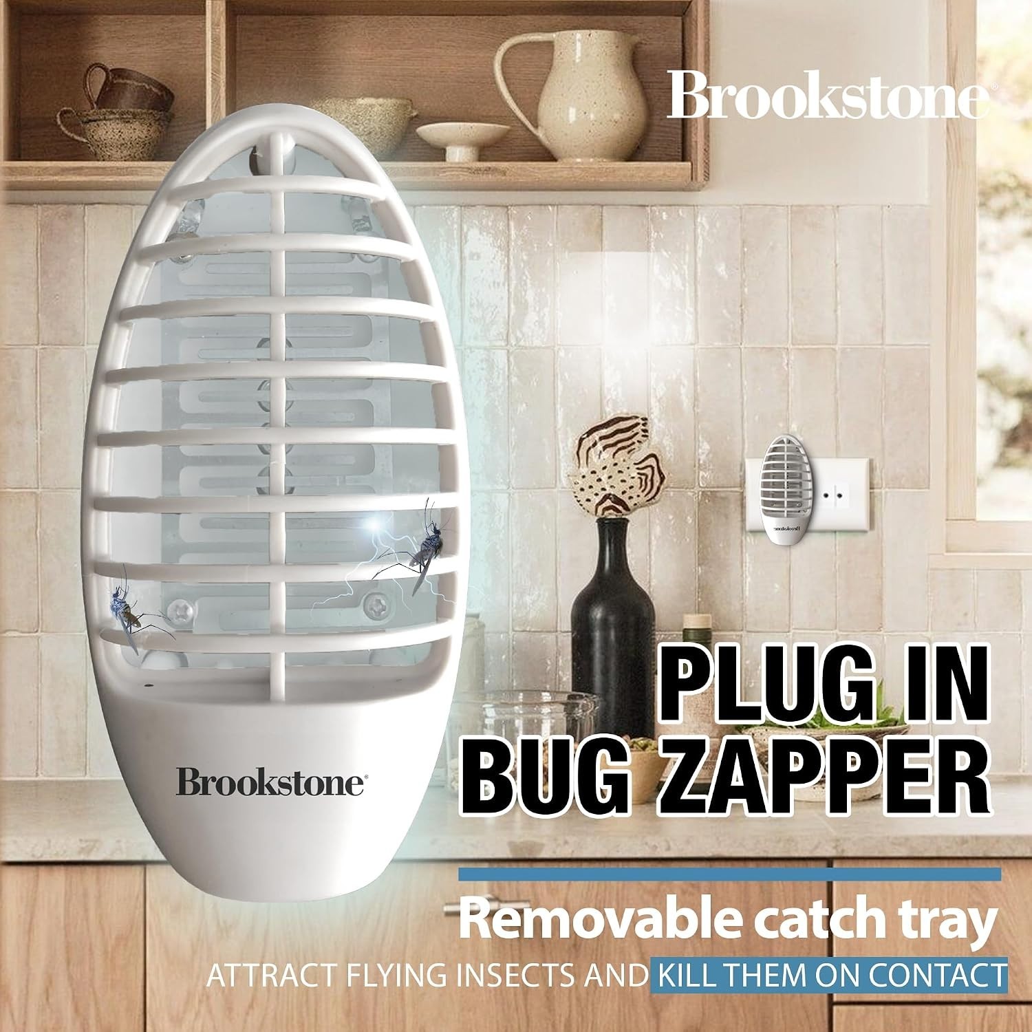 Chemical-Free Bug Zapper Set – Compact, Child-Safe Insect Eliminators for Home