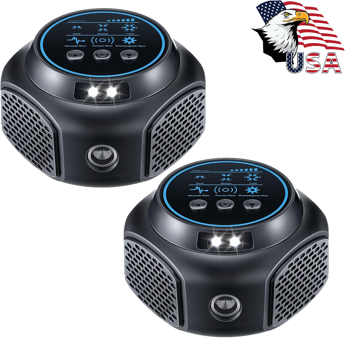 1-2 Pcs Ultrasonic Rodent Repellent Pest Repeller Mouse Blocker Rat Deterrent