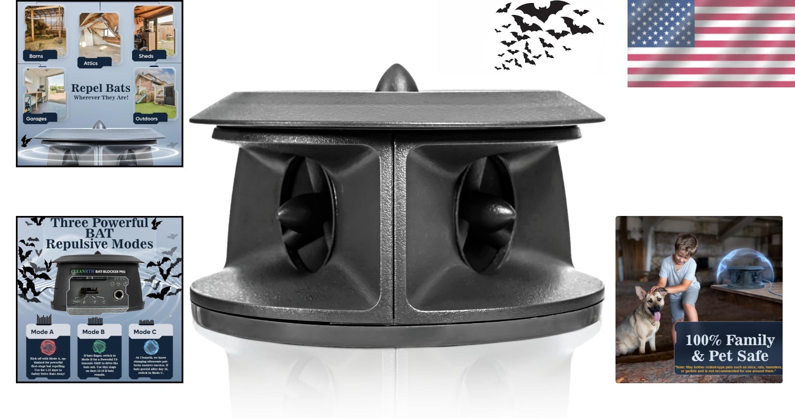 Powerful Ultrasonic Bat Deterrent