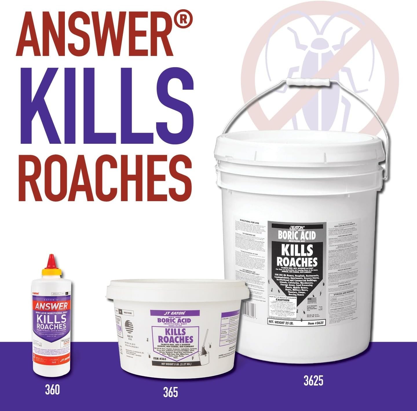Multi-Purpose Boric Acid Powder – Eliminate Roaches, Ants & Silverfish Safely