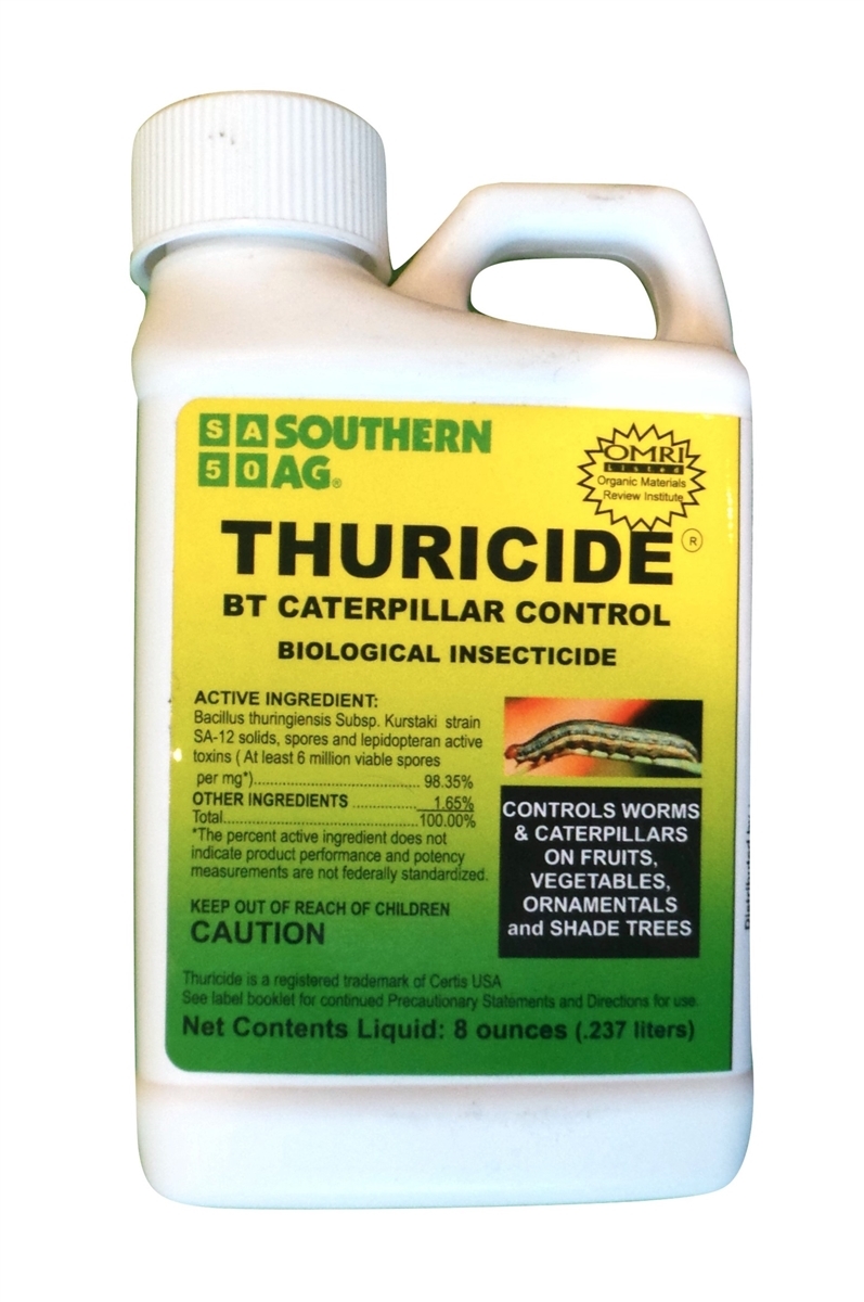 Thuricide caterpillar and worm control – 8 oz