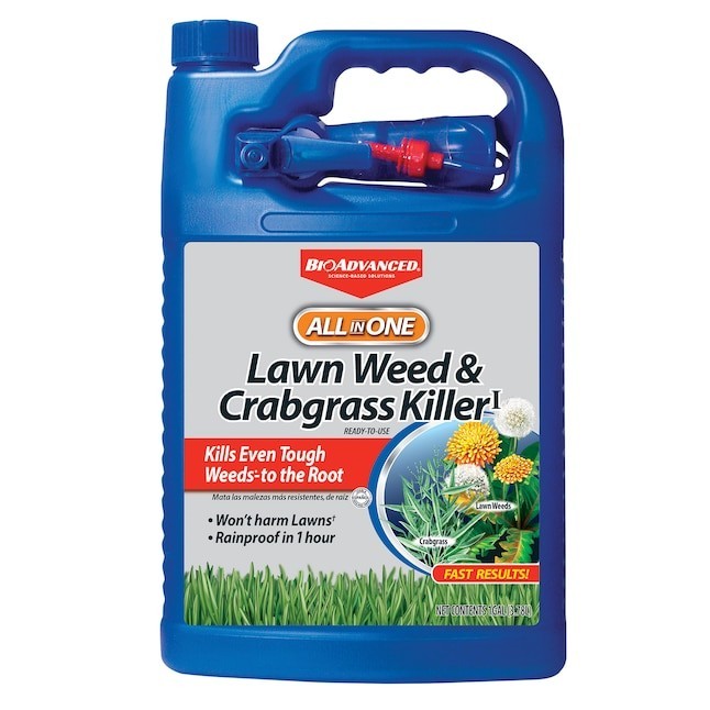 BioAdvanced All-In-One Lawn Weed Crabgrass Killer 1 -Gallon Ready to Use Pre-Eme
