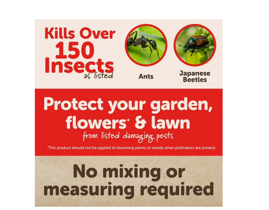 3 PACK Insect Killer powder Sevin Garden Ready to Use Dust, 1 Pound Can
