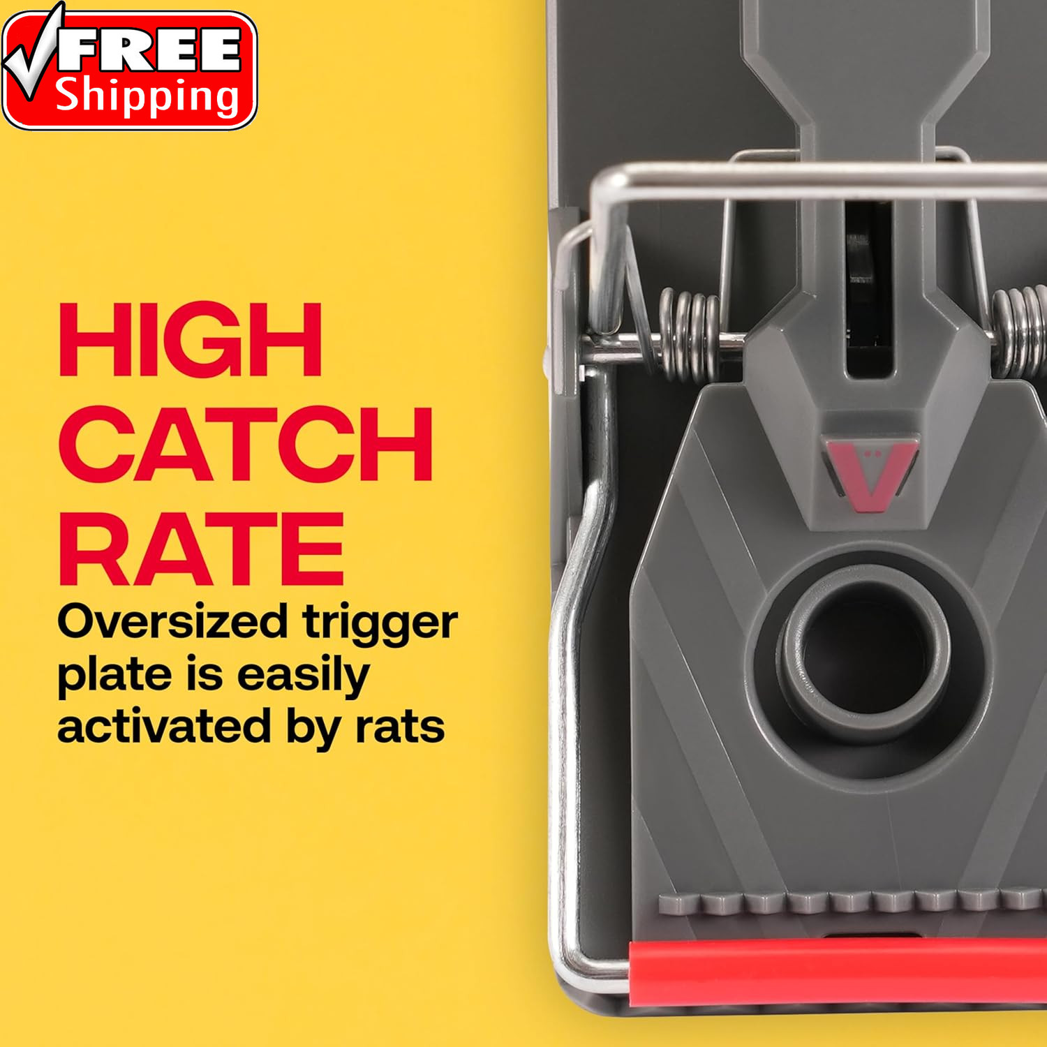 M144-2B Instant Power-Kill Easy Set Reusable Rat Trap – 2 Traps