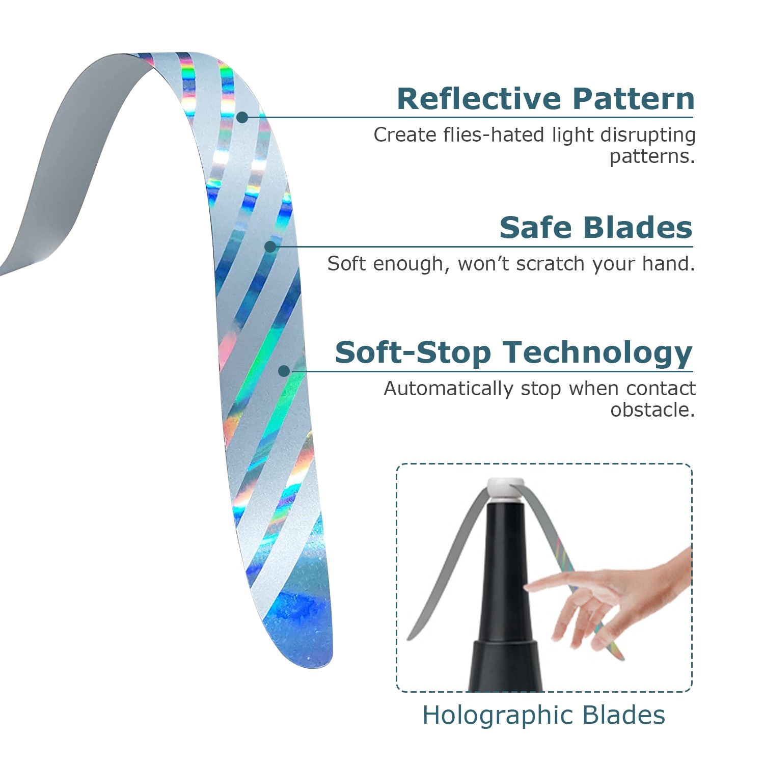2Pcs Rechargeable Fly Repellent Quiet Fan Hanging&Desktop Fan For Indoor/Outdoor