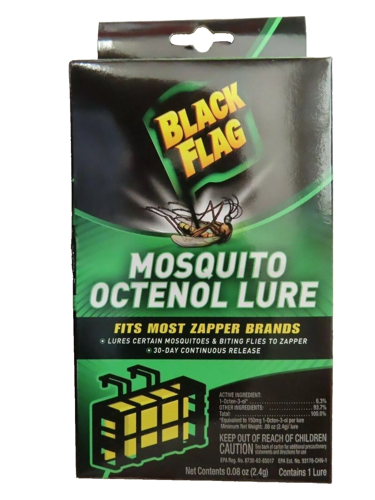 Lot of (4) Black Flag Mosquito Octenol Lures Model BZ-OCT1 NEW