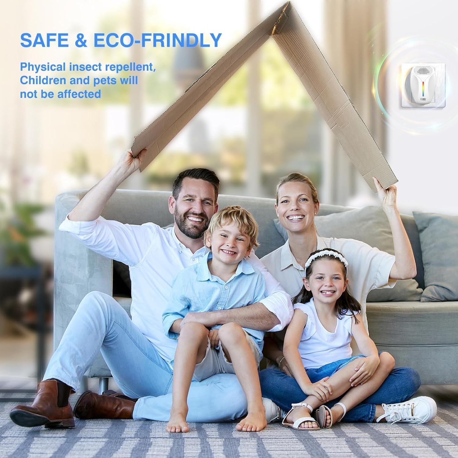 Upgraded Ultrasonic Repeller & Insect Indoor Repeller,Ultrasonic and Repellen…