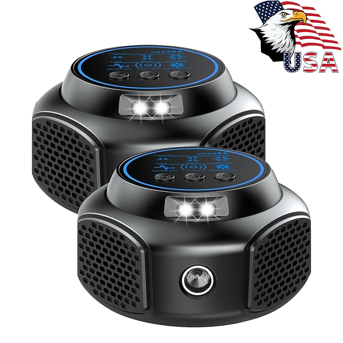1-2 Pcs Ultrasonic Pest Repeller Indoor Repellent For Roach Rodent Mouse Mice