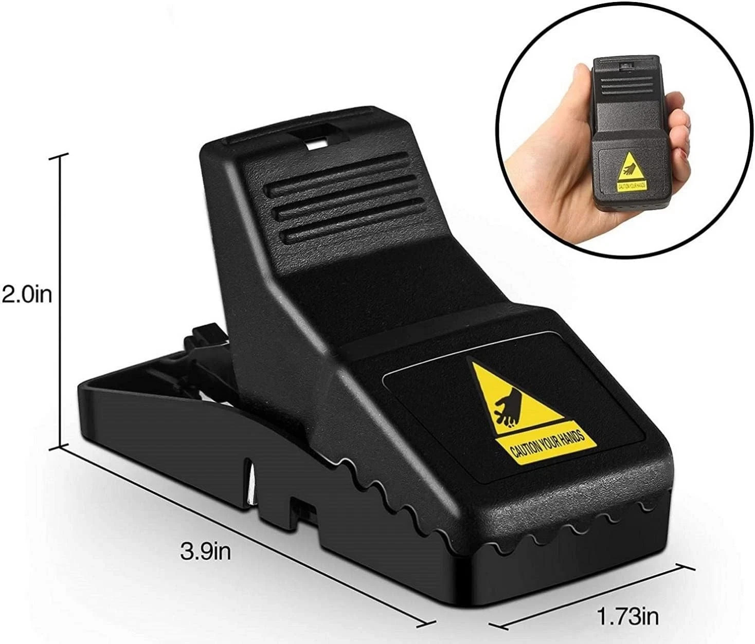 6 Pack Mouse Traps Rat Mice Killer Snap Trap Power Rodent Heavy Duty Pest Trap