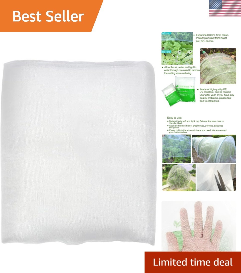 Durable 8Ft x 20Ft Insect Screens: Perfect for Trees and Vegetables Garden Cover