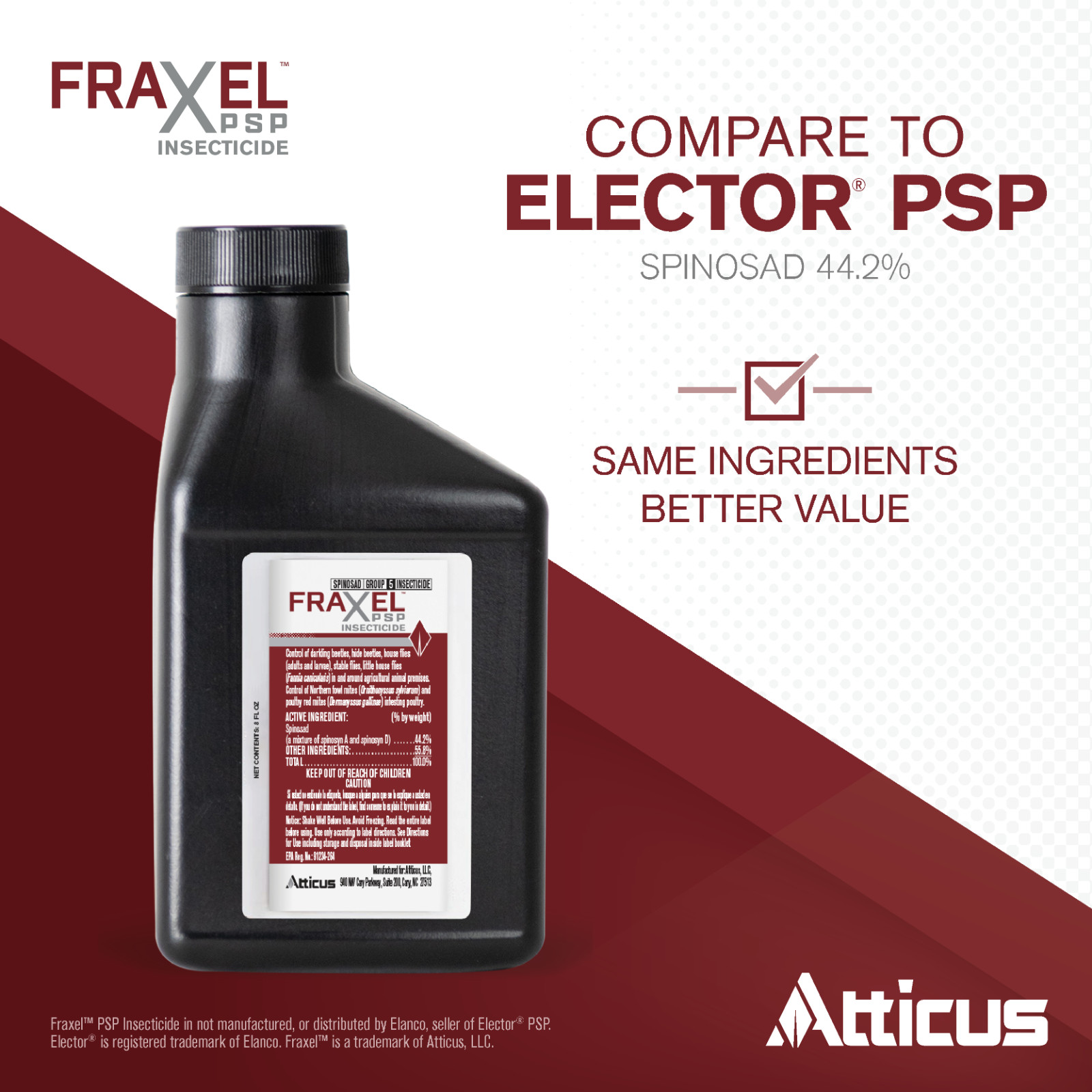 Fraxel PSP Insecticide (8 FL OZ) – Compare to Elector PSP – Premise Control