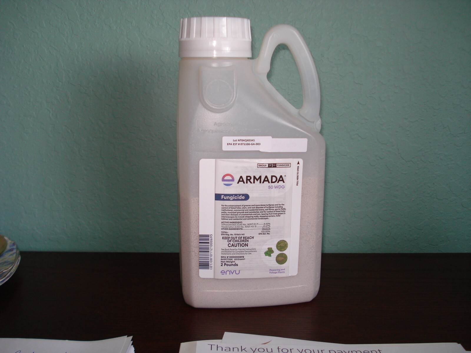 Armada 50 WDG Turf And Ornamental Fungicide Disease Control New 2 Pound Bottle