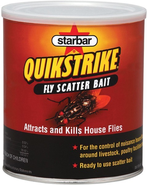 QuikStrike Scatter Granules Fly Attract Bait Flies 1lb Jar