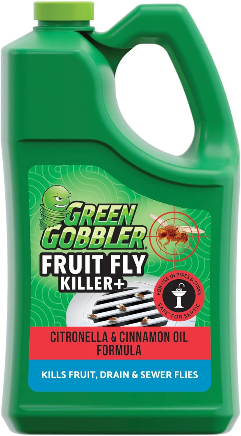Fruit Fly Goodbye Gel Drain Treatment | Killer Flies & Eliminator (1 Gallon)