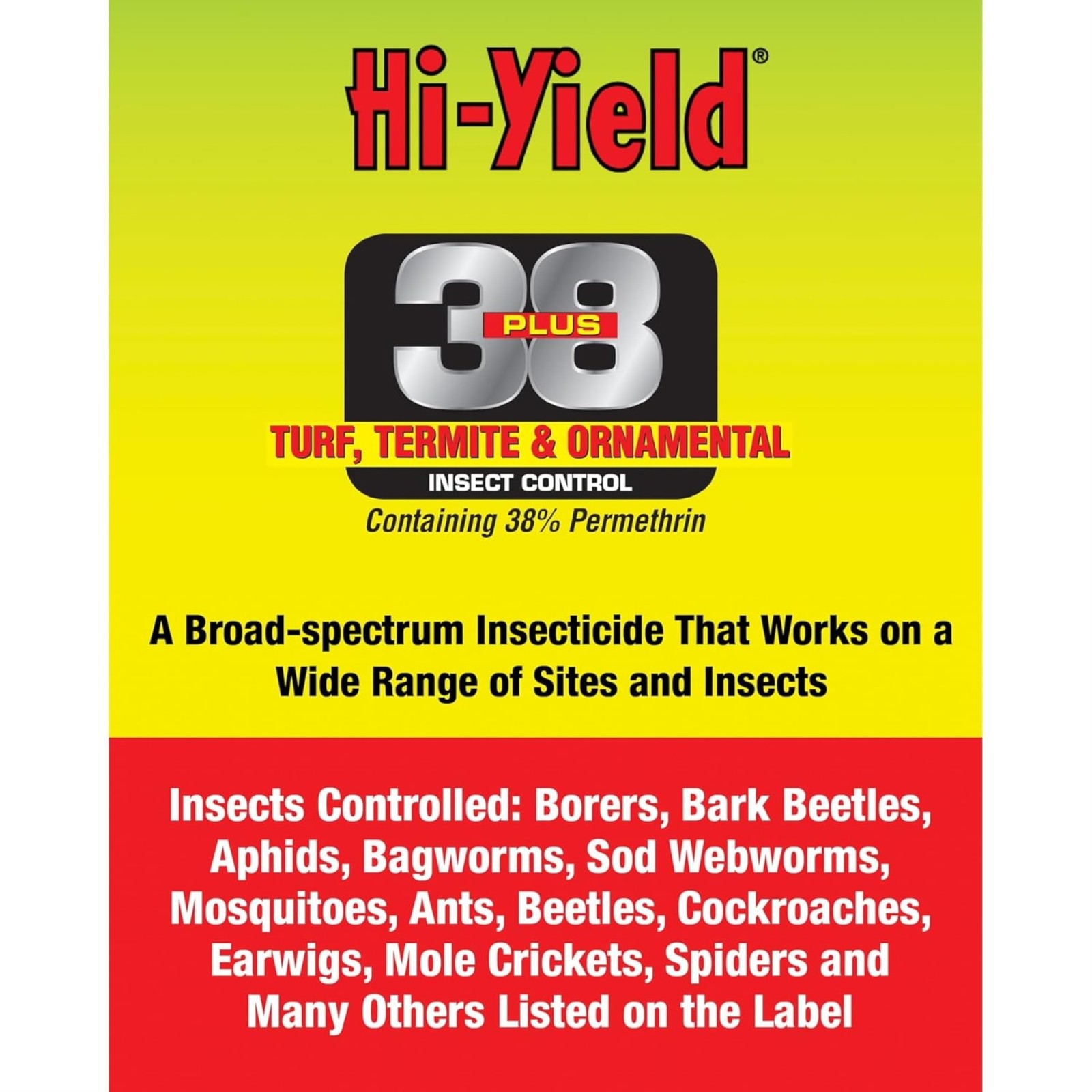 Hi-Yield 38 + Permethrin Turf Termite & Ornamental Insect Control, 16 Oz. Bottle