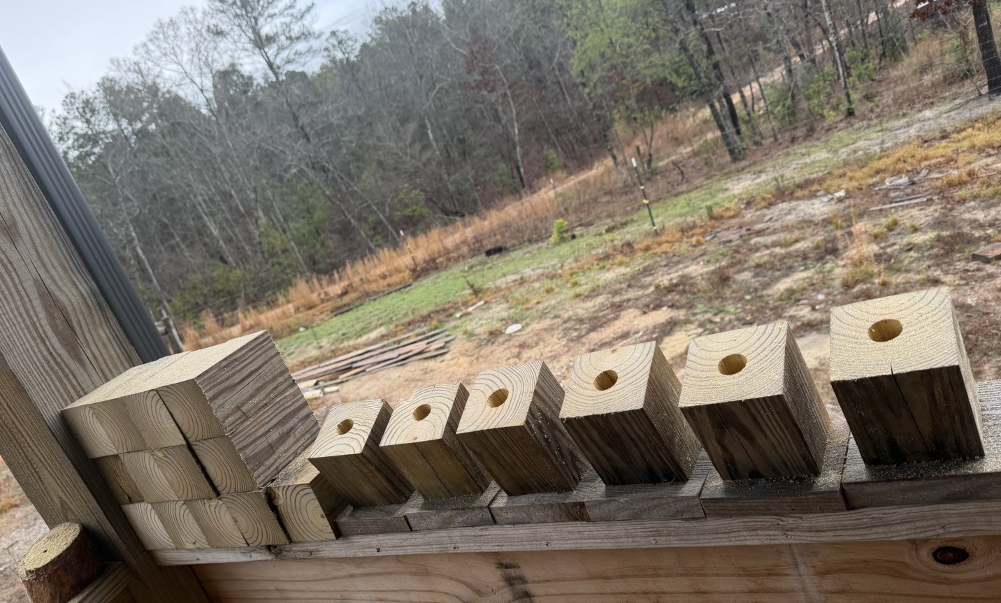 Set Of 2 Carpenter Bee Traps- I Make These Traps Another Seller Is Using My Pics