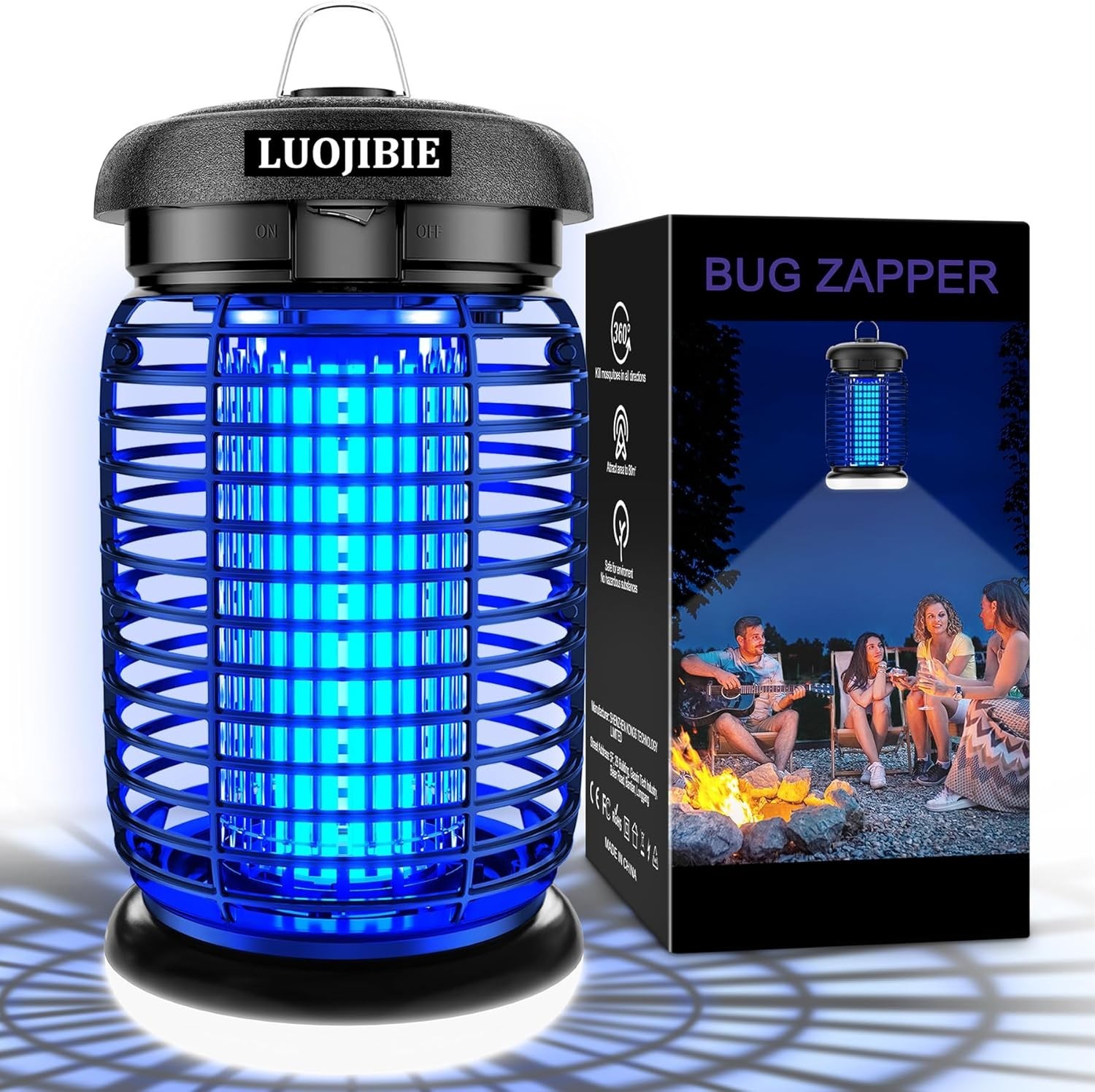 Sleek Modern 4200V Electric Bug Zapper – Indoor & Outdoor Pest Control Solution