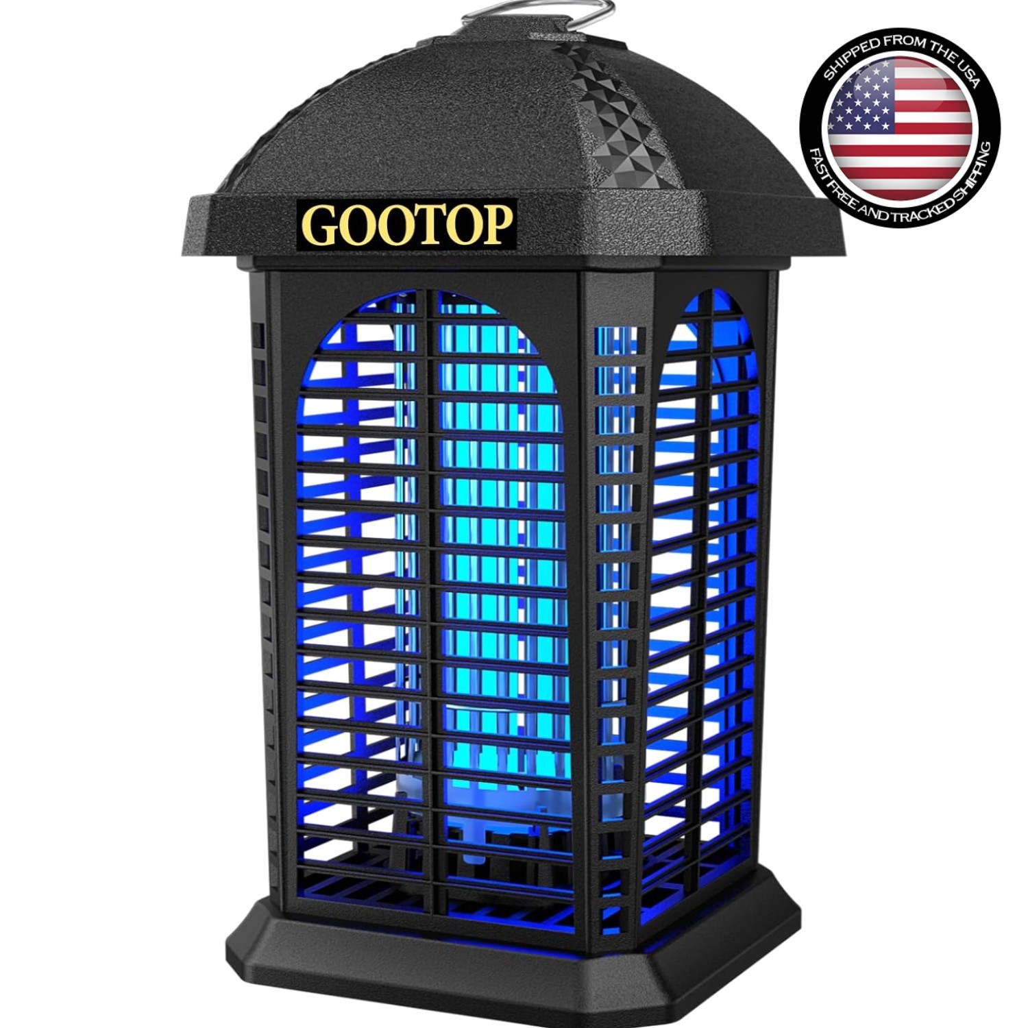 Bug Zapper Outdoor Indoor 4200V Electric Mosquito Killer 1 Unit 90-130V ABS P…