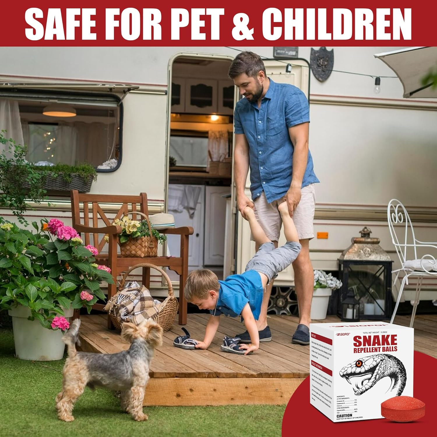 Snake Repellent Balls for Yard – Powerful Outdoor Protection | Pet & Child Safe